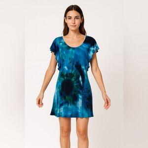 🦋 Express Soft Jersey Flutter Sleeve Dress